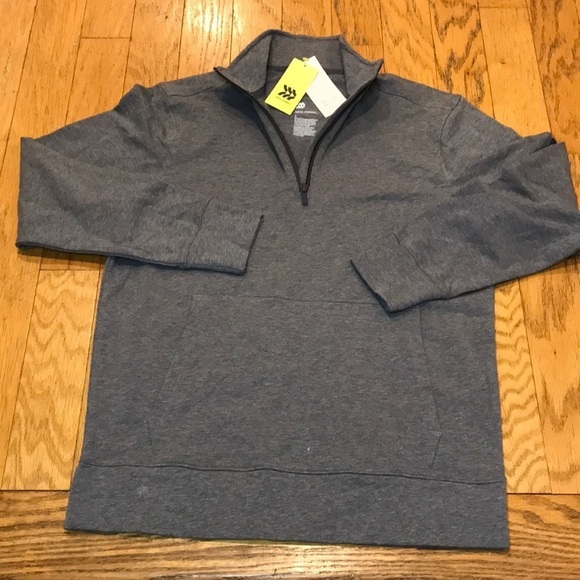 all in motion Tops - All in motion Supma French terry quarter zip nwt